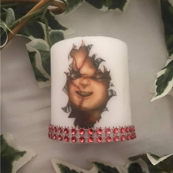 Personalized Halloween themed candles - Picture 3 of 4